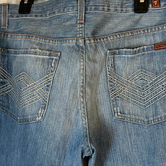 7 for all mankind Button Fly slouchy jeans Women’s Size 32 - Picture 8 of 12